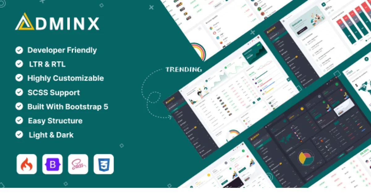 Adminx – WHMCS Admin Theme & Template
