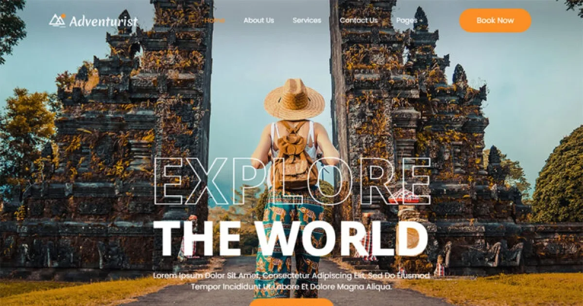 Adventurist – Travel & Tourism Agency Elementor Template Kit