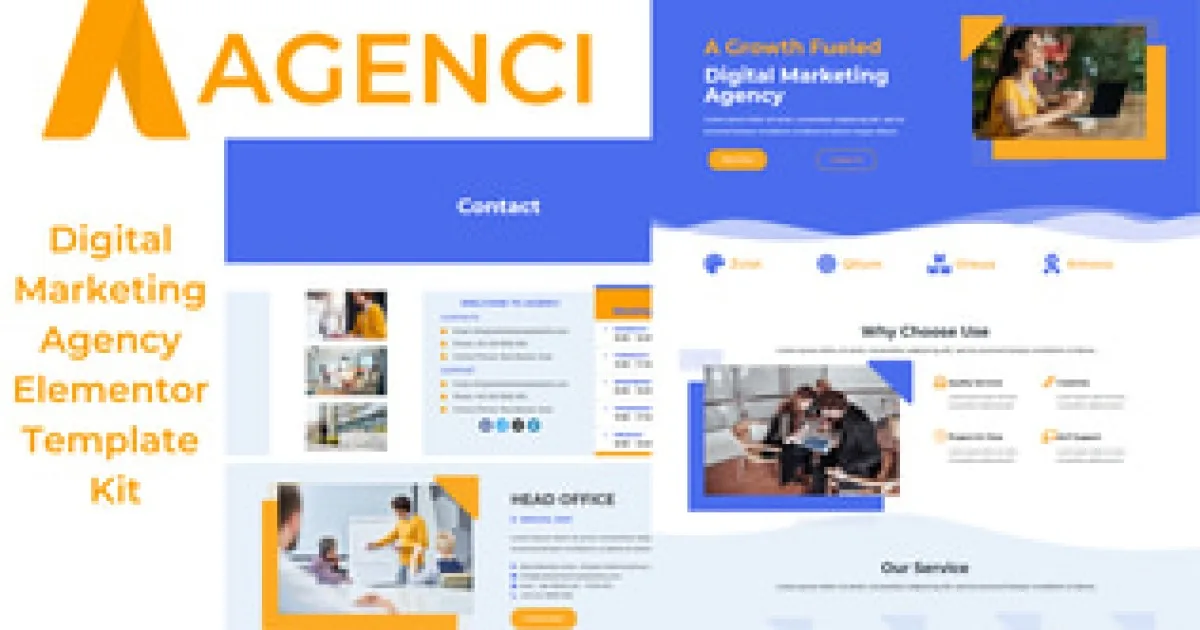 Agencify – Creative Agency Elementor Template Kit - Official Release Preview