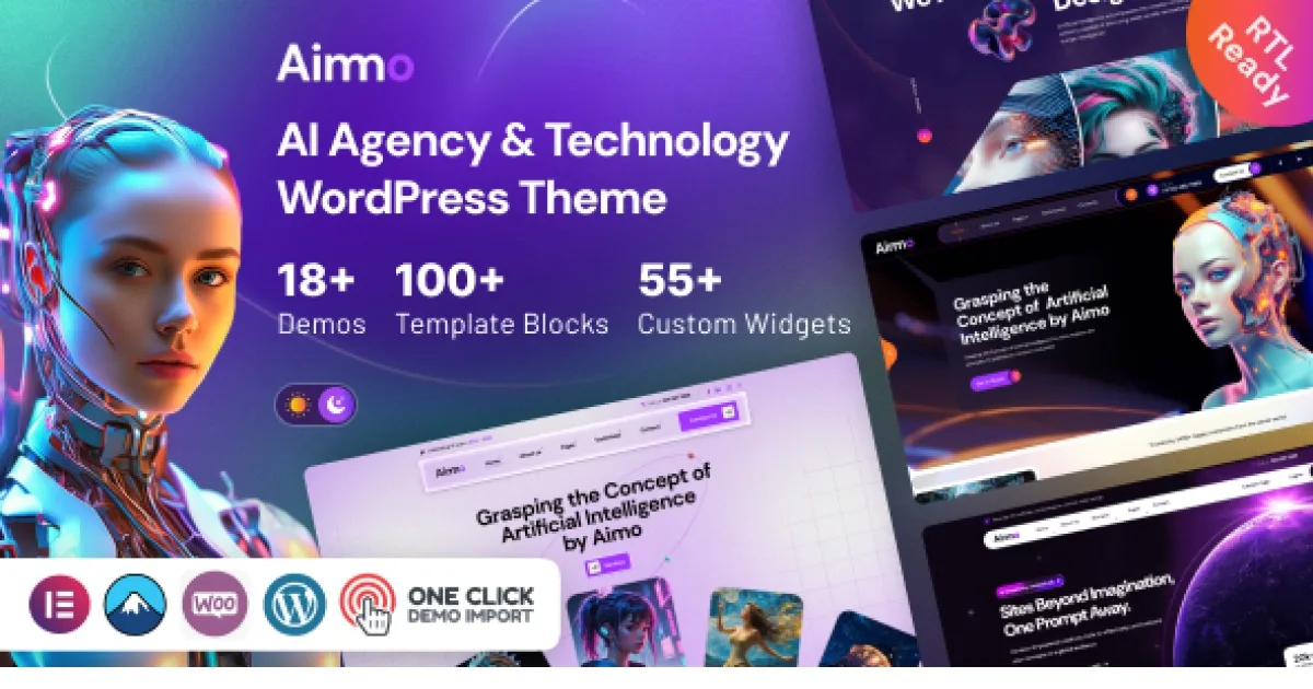 Aimo Theme – AI Agency & Technology WordPress Theme
