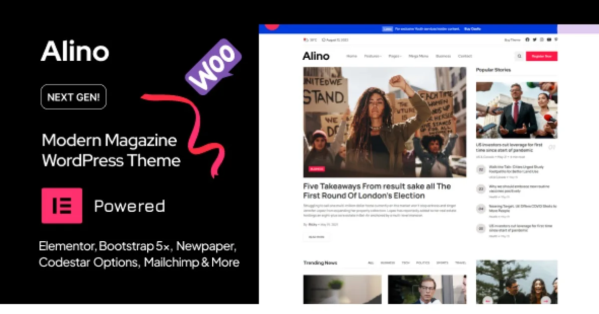 Alino WordPress Theme