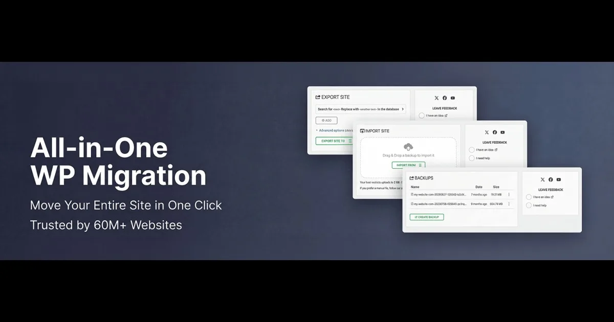 All in One WP Migration Unlimited Extension