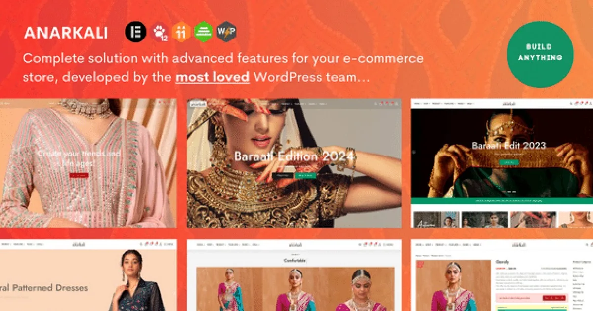Anarkali Fashion Shop Theme