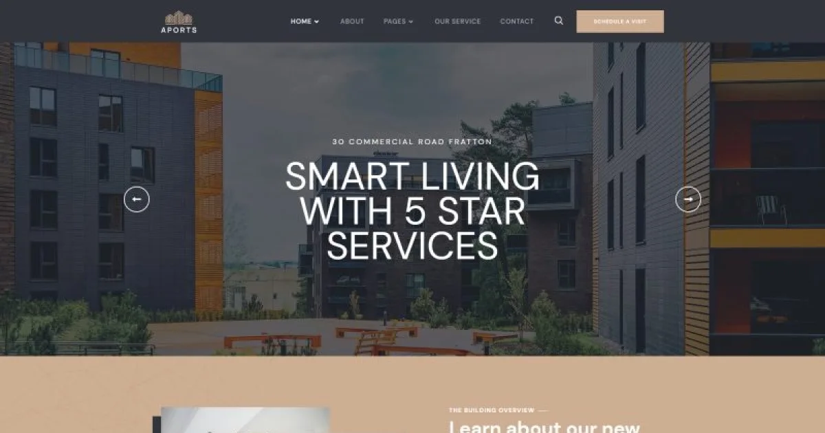 Aports – Single Property Elementor Template Kit
