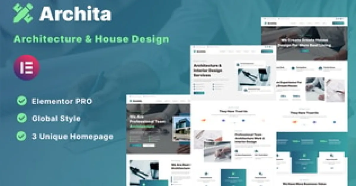 Archa – Interior Design & Architecture Elementor Template Kit