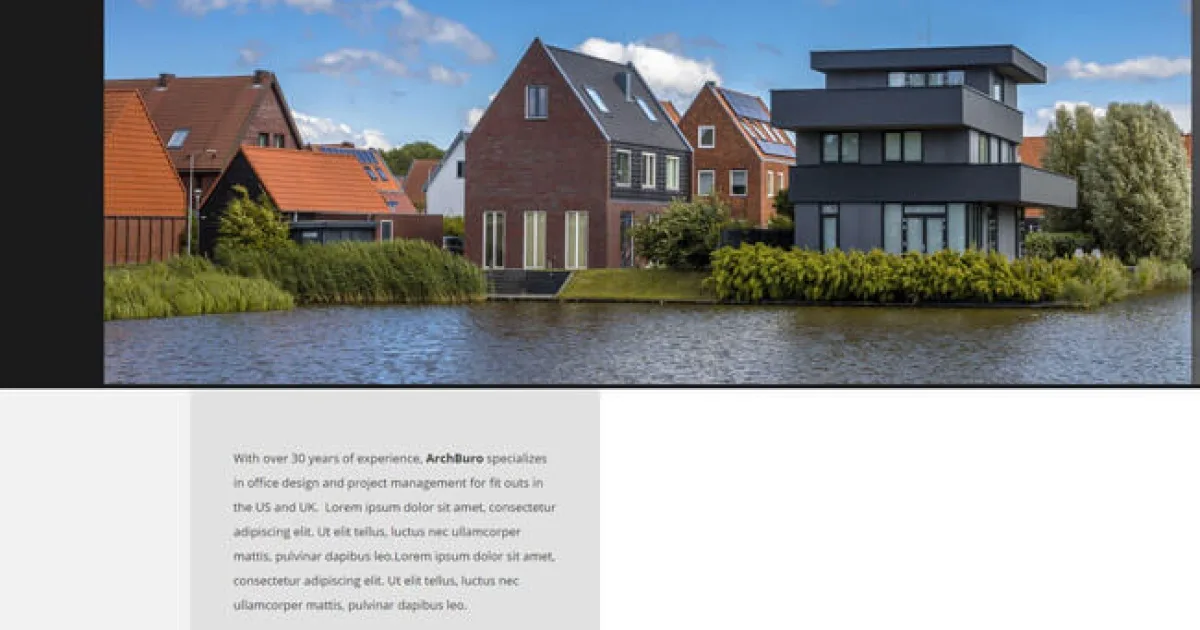 ArchBuro – Architecture Bureau Template Kit