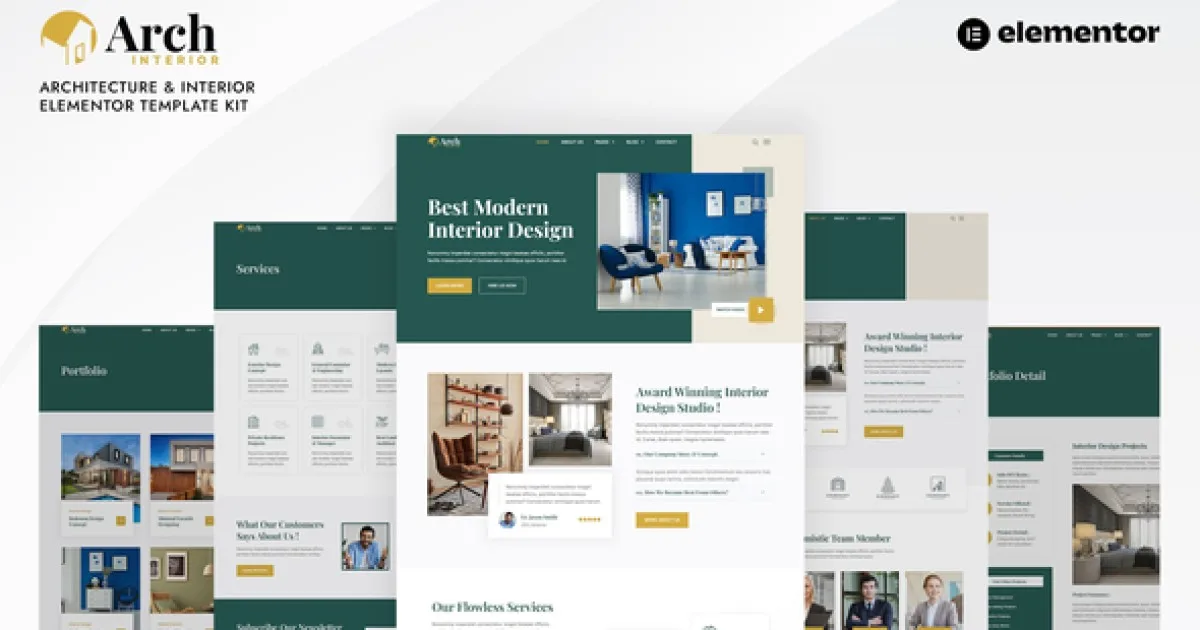 Archinterior – Interior Design & Architecture Template Kit