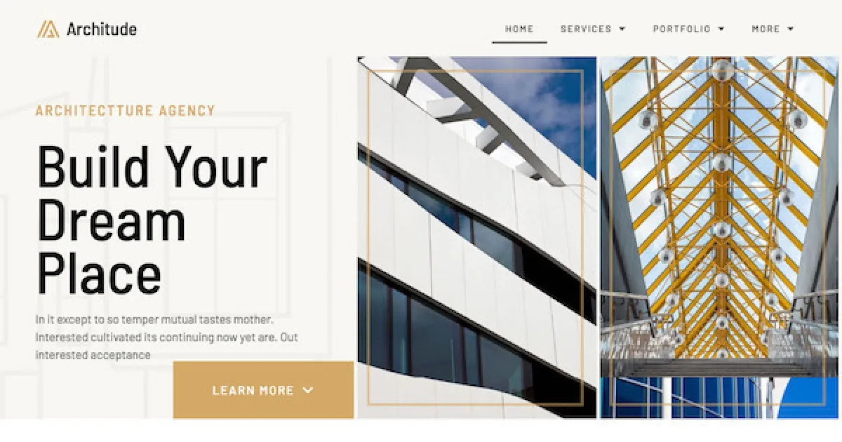Architude | Architecture Agency & Interior Design Elementor Template Kit
