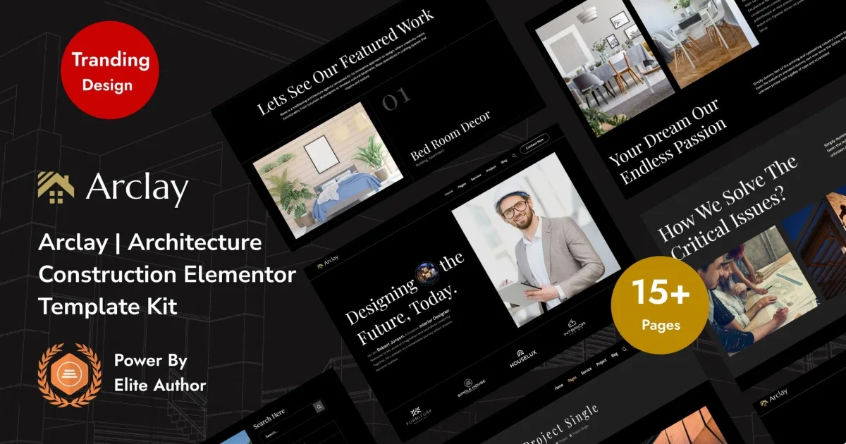 Arclay – Architecture Elementor Template Kit