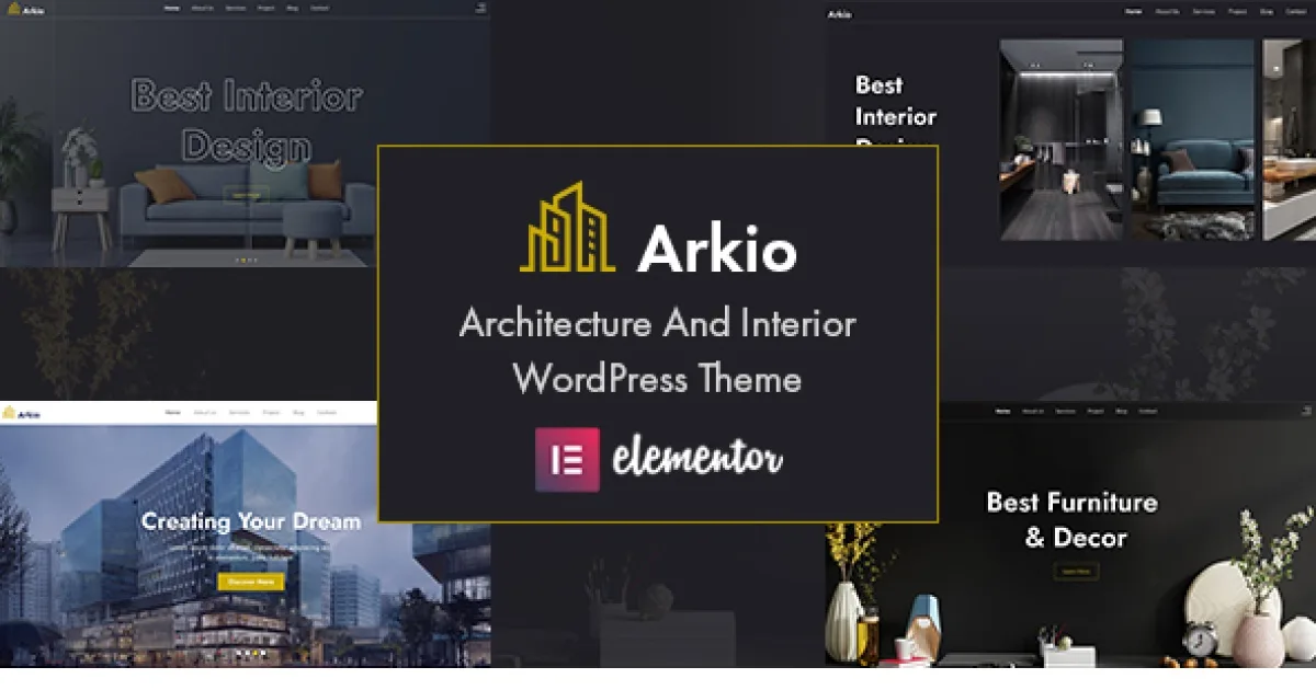 Arkio – Architecture & Interior WordPress Theme - Official Release Preview