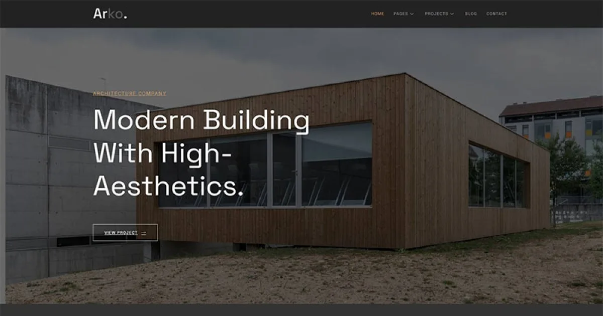 Arko – Architecture Elementor Template Kit