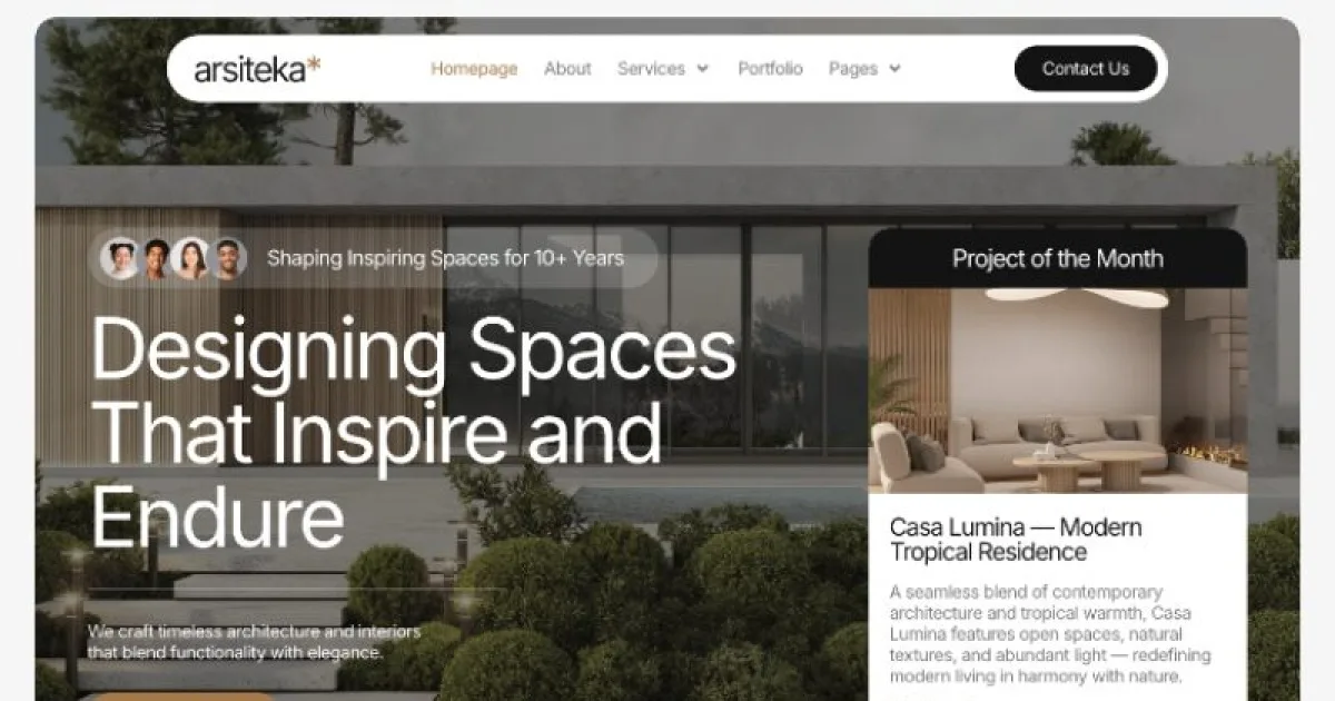 Arsiteka – Architecture & Interior Design Elementor Template Kit