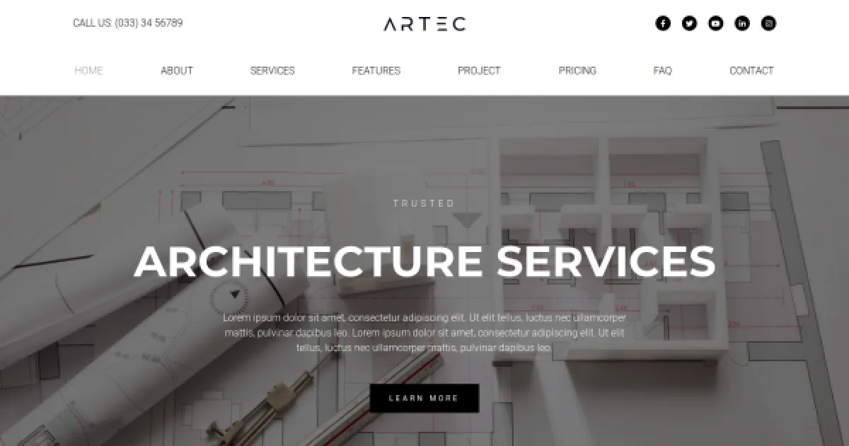 Artec – Architecture Elementor Template Kit