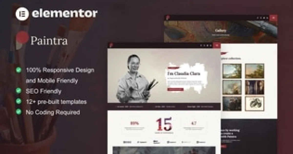 Artistant – Multipurpose Creative Portfolio Kit Elementor Template Kit