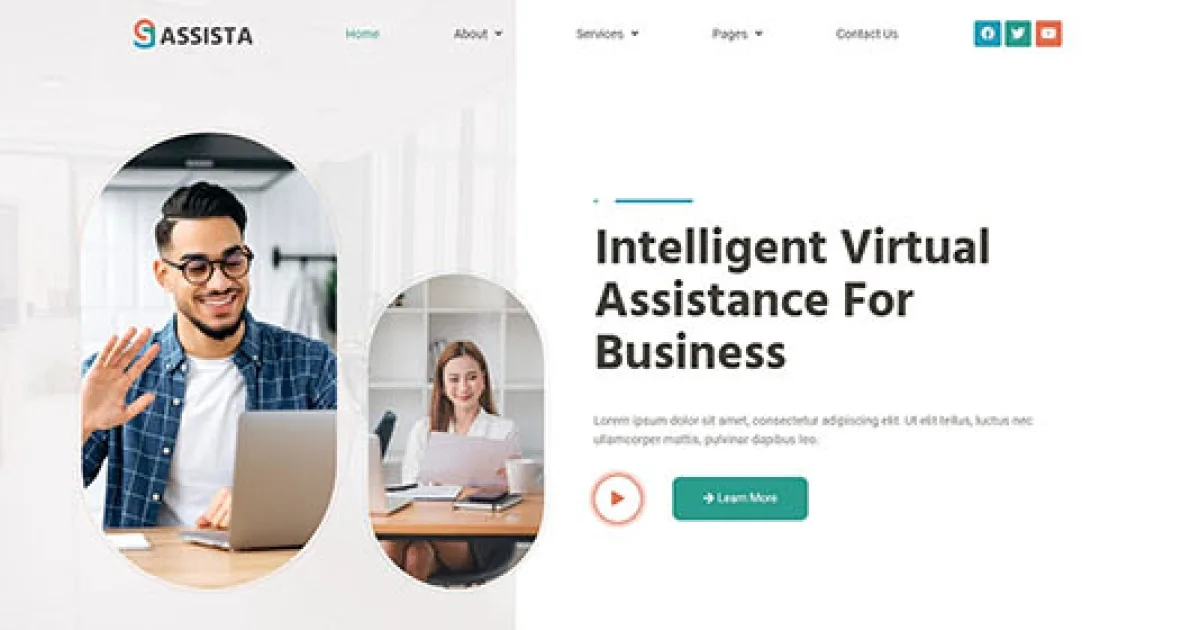Assista – Virtual Assistant Service Elementor Template Kit