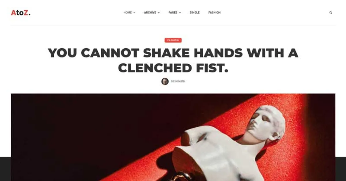 AtoZ – Blog & Magazine Elementor Template Kit