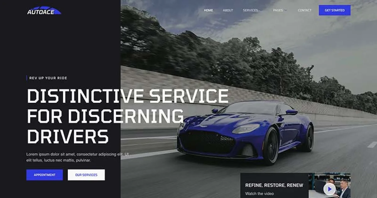 Autoace – Car Repair & Auto Service Elementor Template Kit