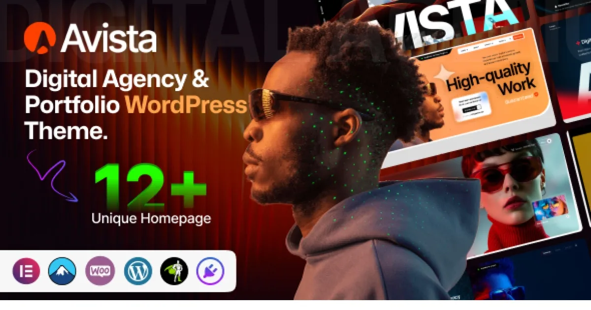 Avista – Digital Agency & Portfolio WordPress Theme