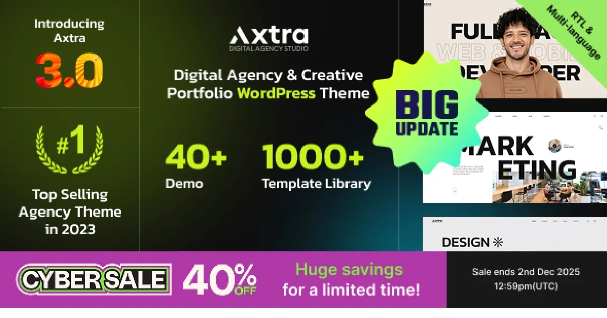 Axtra Portfolio Theme