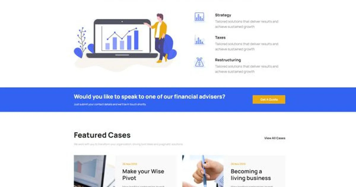 Azir | Finance Consulting Elementor Template Kit