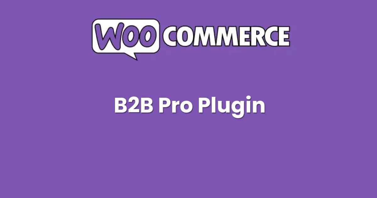 B2B Pro Plugin - Official Release Preview