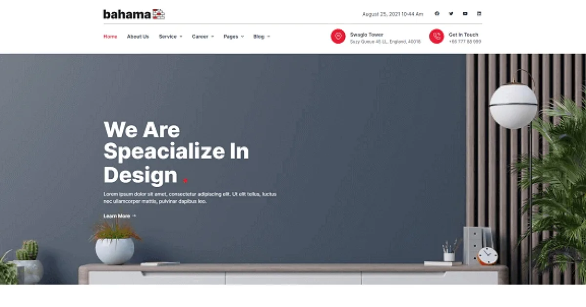 Bahama Contractor & Architect Elementor Pro Template Kit