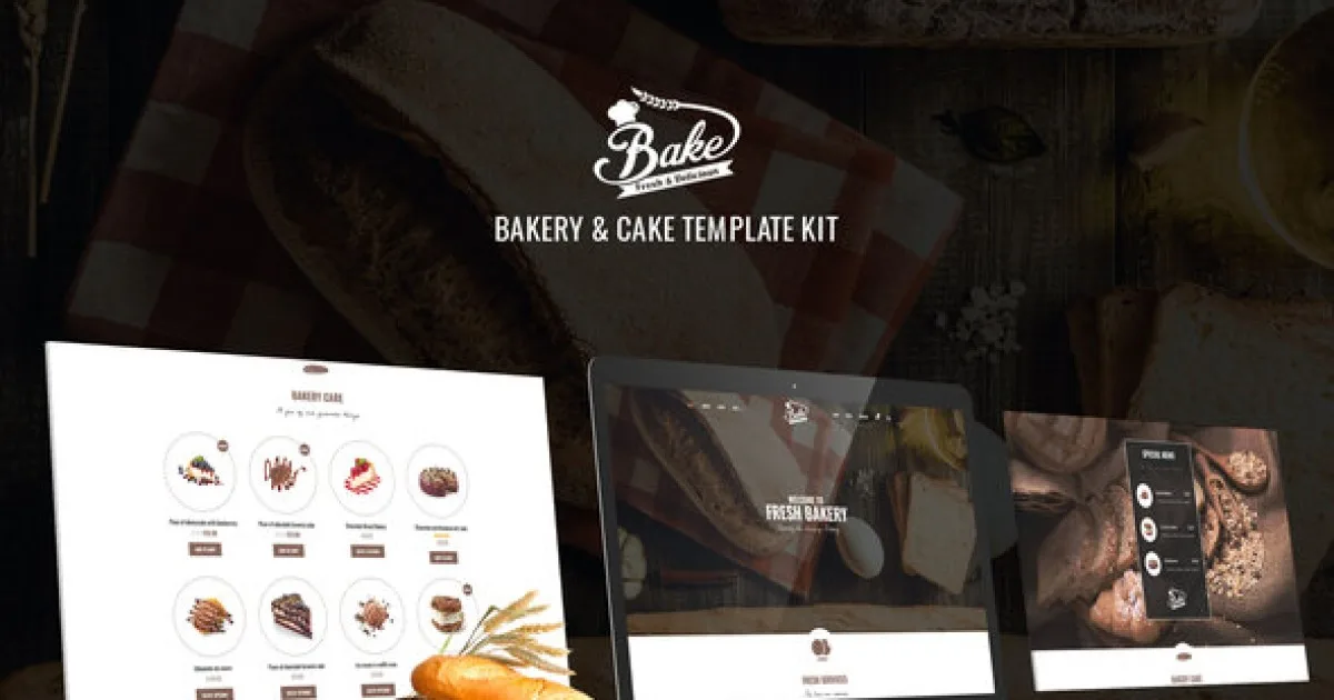 Bake – Bakery & Cake Elementor Template Kit
