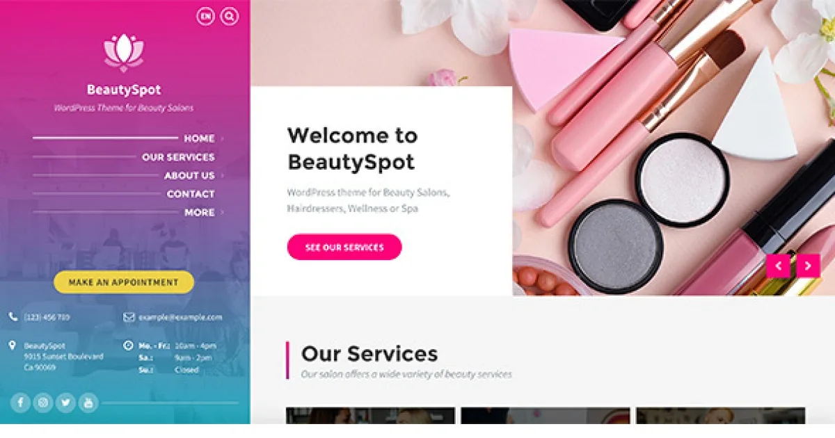 BeautySpot Beauty Salon Theme