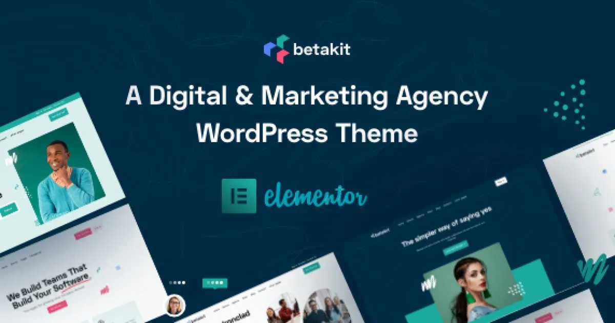 Betakit – Digital Marketing Agency Elementor Template Kit