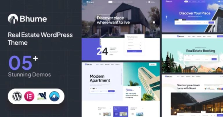 Bhume – Real Estate WordPress Theme