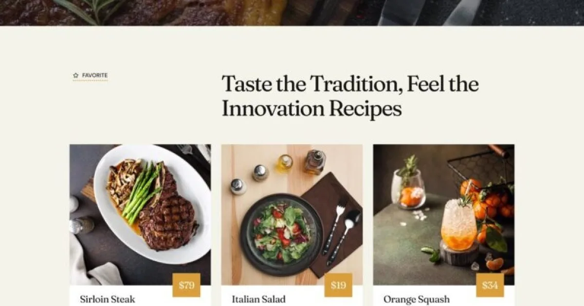Bistro Elementor Template Kit