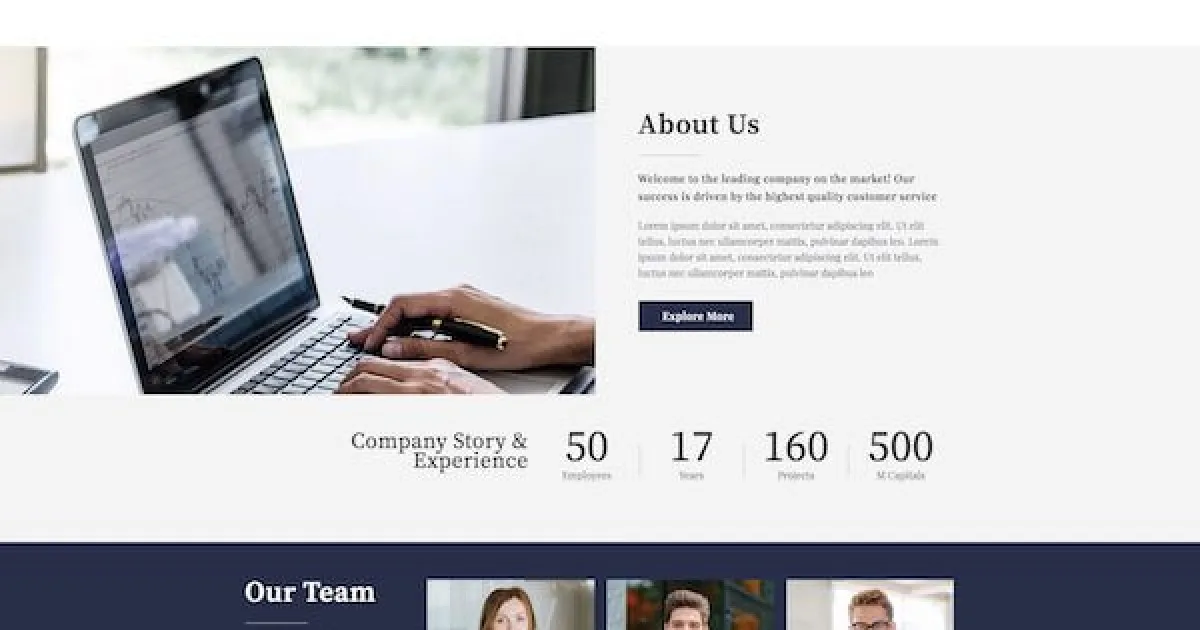 BizGUE – Business Elementor Template Kit