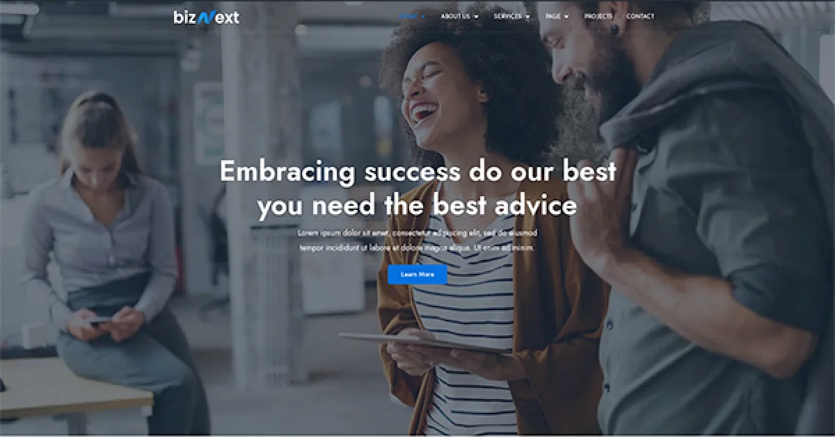 bizNext – Corporate Business Template Kit
