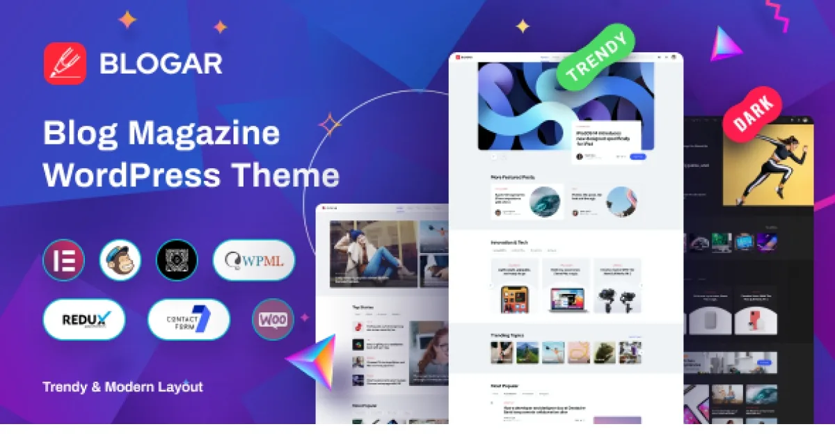 Blogar WordPress Theme