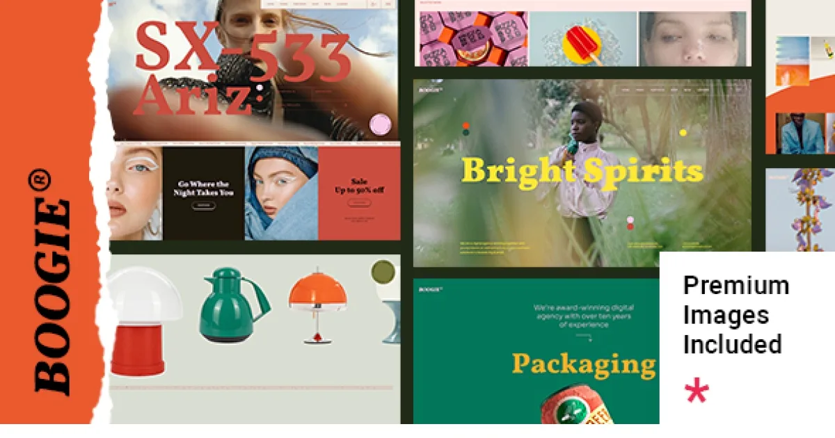 Boogie – Design Agency and Portfolio Theme