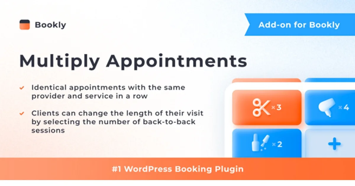 Bookly Multiply Appointments Addon