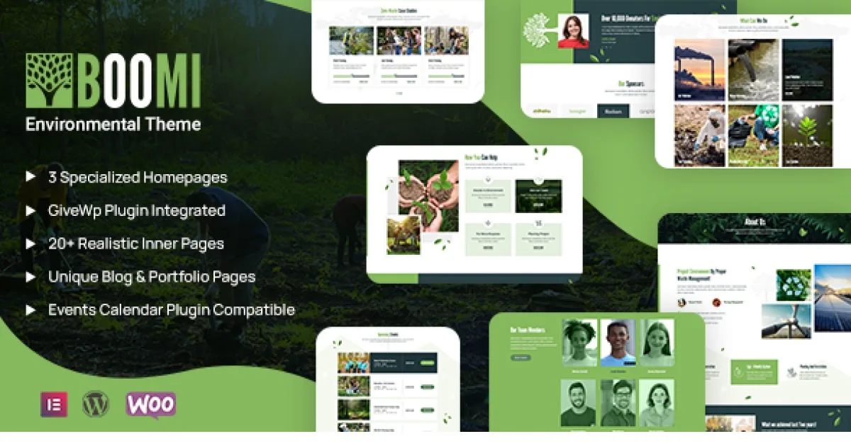 Boomi – Environment & Ecology WordPress Theme 