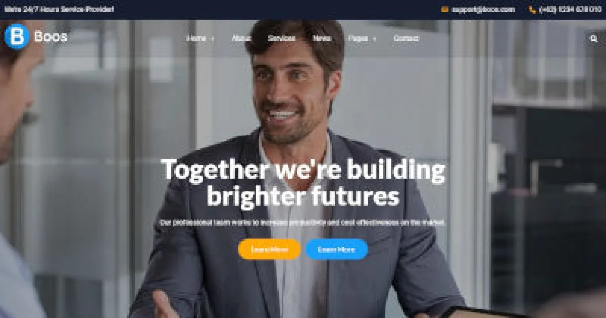 Boos – Business Elementor Template Kit