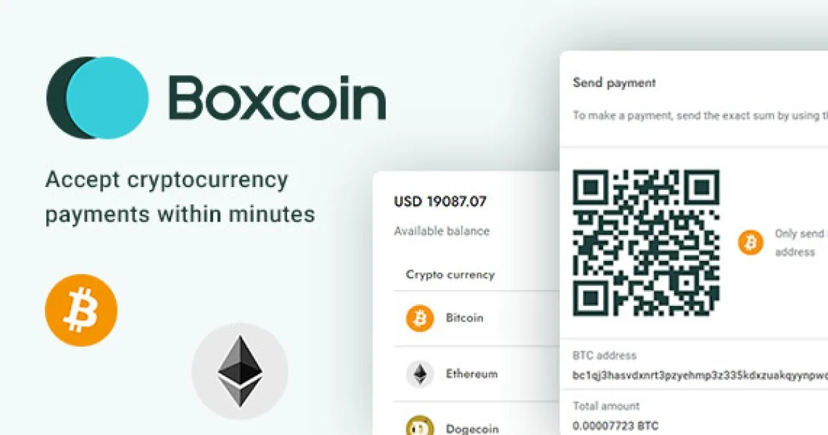 Boxcoin – Crypto Payment Plugin for WooCommerce