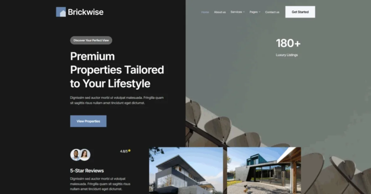 Brickwise – Real Estate Elementor Template Kit