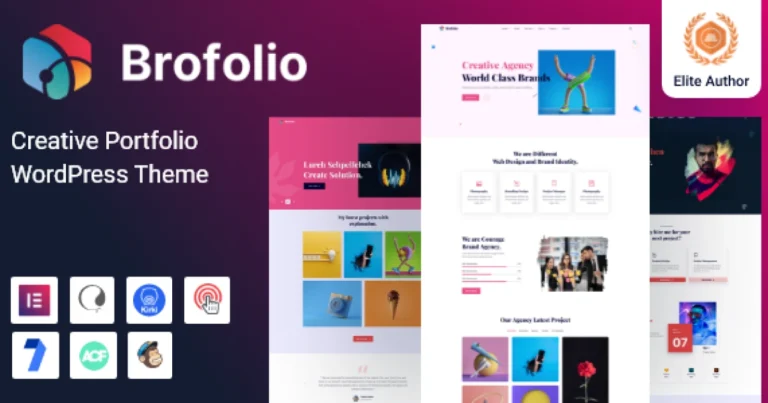 Brofolio – Creative Portfolio WordPress Theme