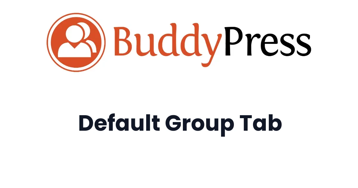 BuddyPress Default Group Tab