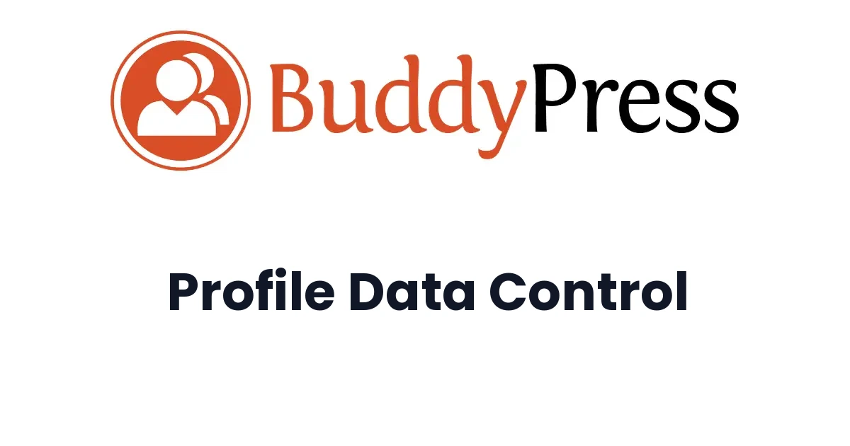 BuddyPress Profile Data Control