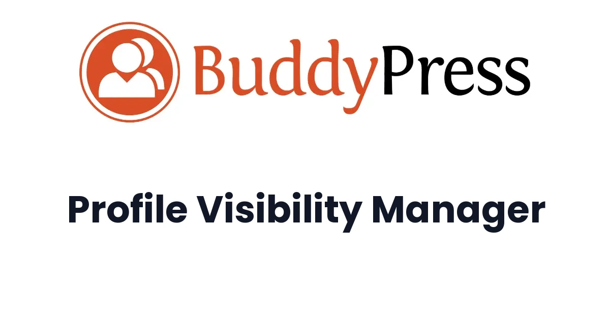 BuddyPress Profile Visibility Manager