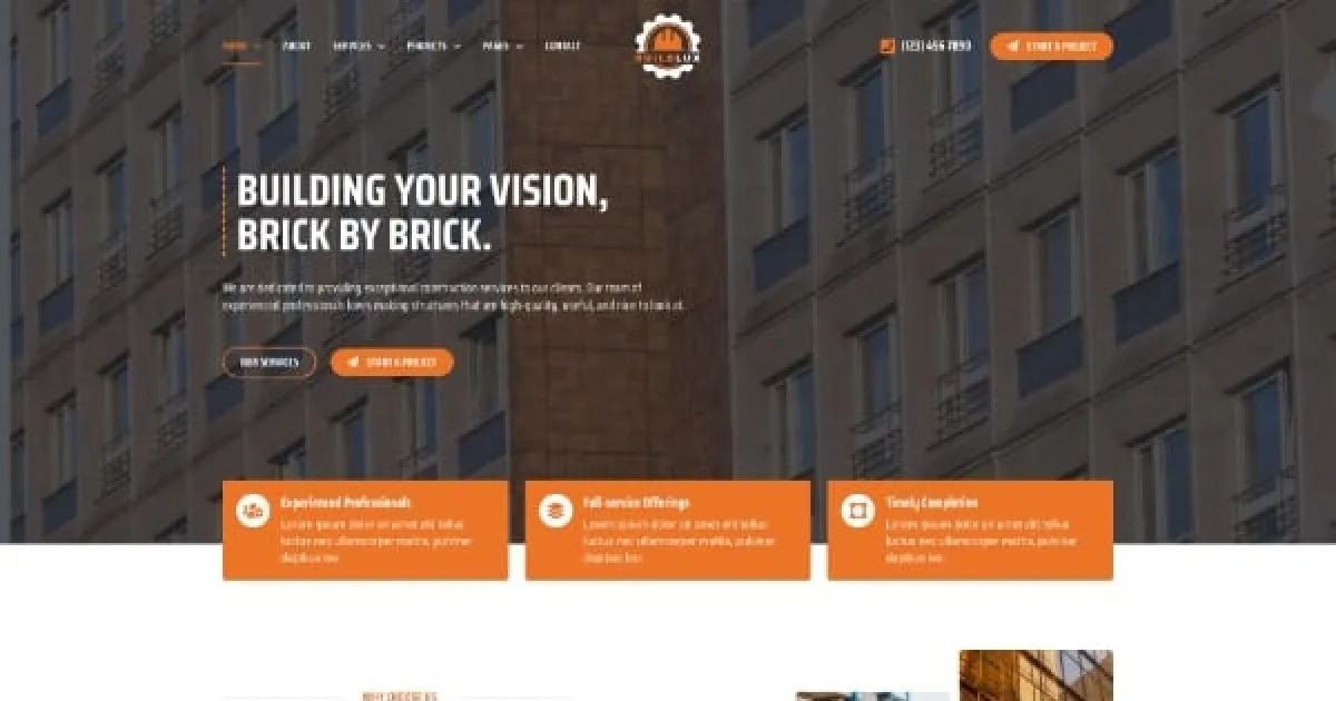 Buildlux – Construction Elementor Pro Template Kit