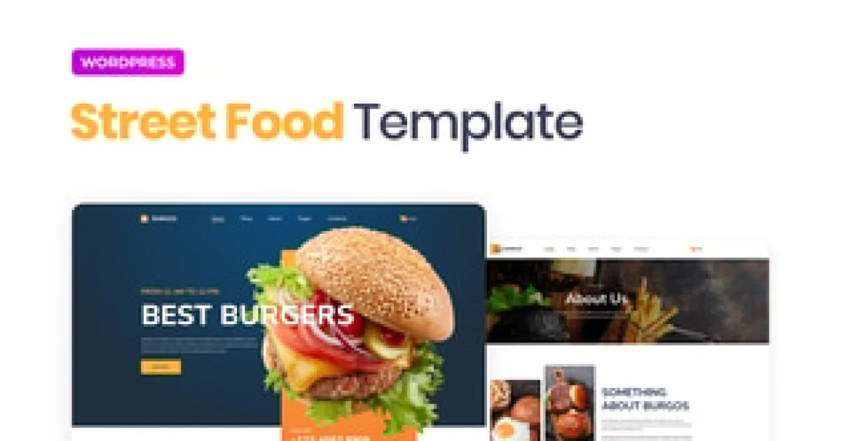 Burgos Street Food Elementor Template Kit - Official Release Preview