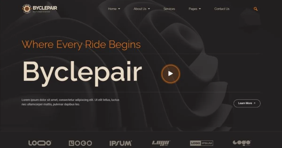 Byclepair – Bicycle & Service Elementor Template Kit