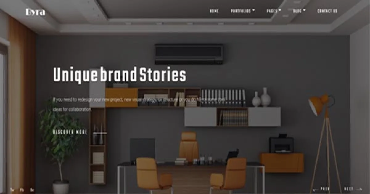 Byra – Creative Agency & Modern Portfolio Elementor Template Kit