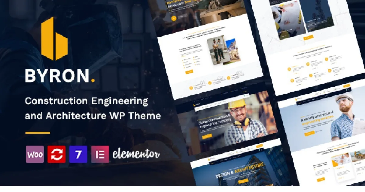 Byron Theme – Construction and Engineering WordPress Theme