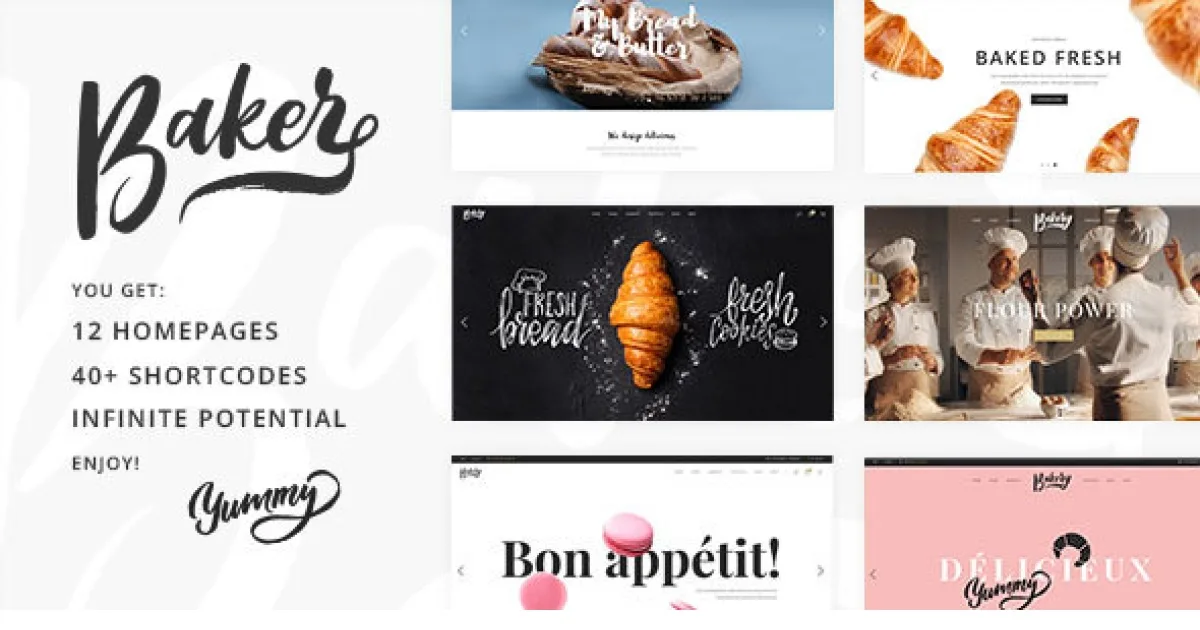 Cake Bakery – Pastry WordPress ThemeÂ
